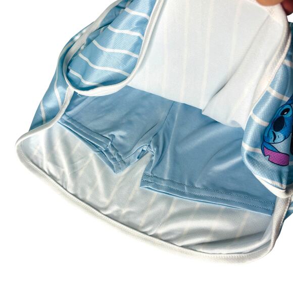 Disney Stitch Skort Set Navy Blue and Light Blue Size 6 - Picture 5 of 9